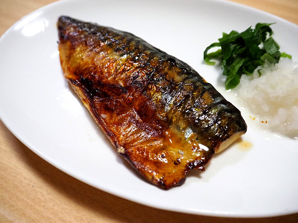 鯖の塩焼き